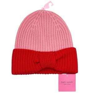 Kate Spade Bow Cuff Beanie
